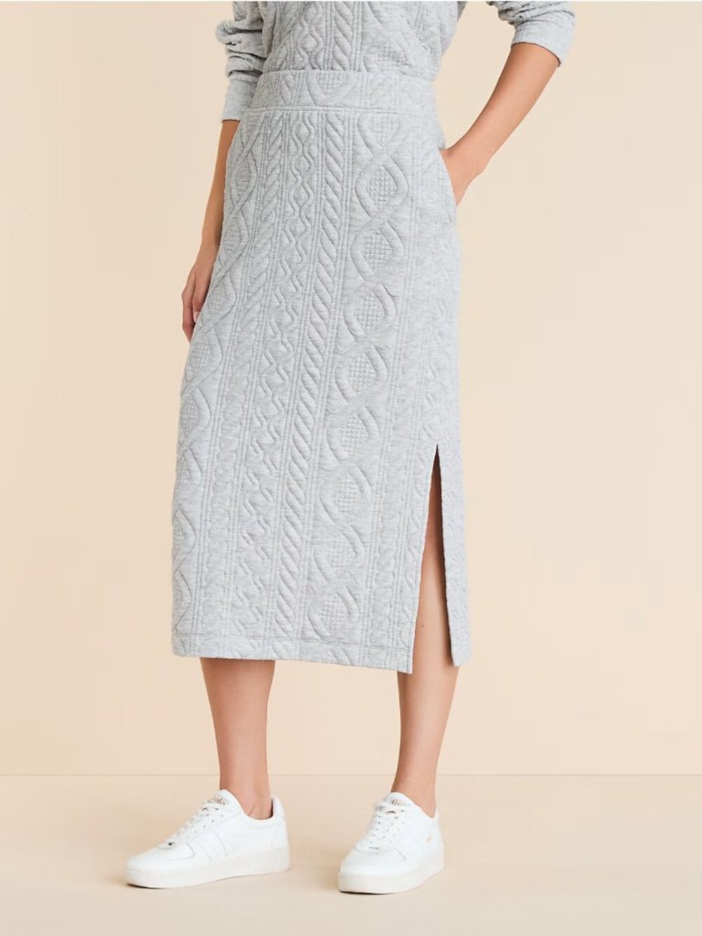 Lou & Grey quilted skirt